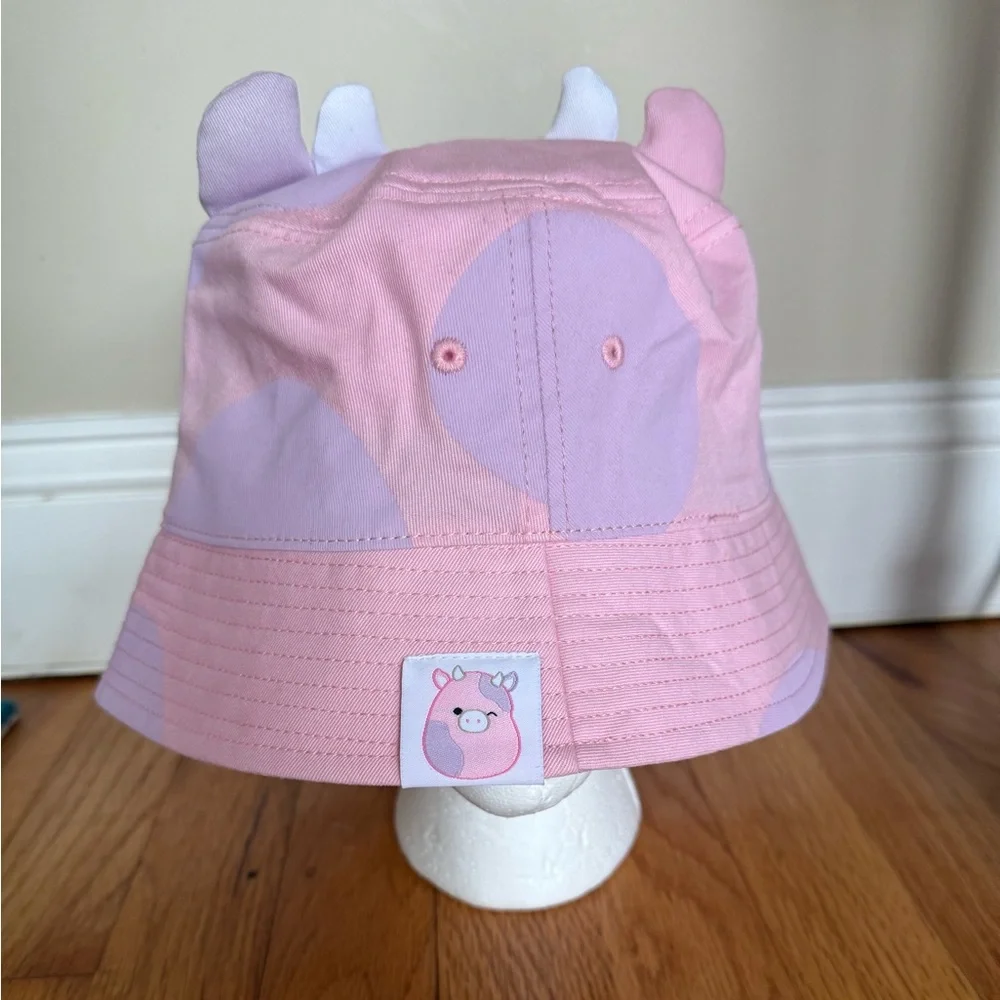 Squishmallow Bioworld Patty the Cow Bucket Hat ~ One Size Fits Most